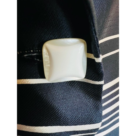 Ecaille Paris Silk Jacket Blazer Sz 12 Preowned Buttons Closure - Picture 11 of 14